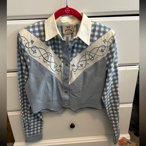 authentic vintage ranch wear shirt for women